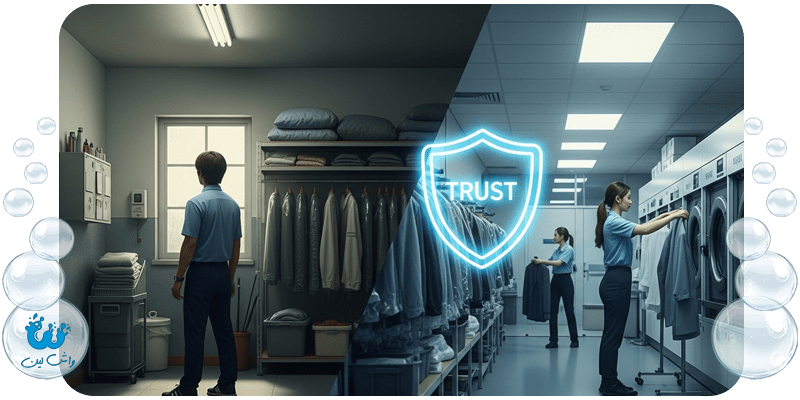 خشکشویی شمال تهران (منطقه ۱ و ۲) | خدمات آنلاین واشلین