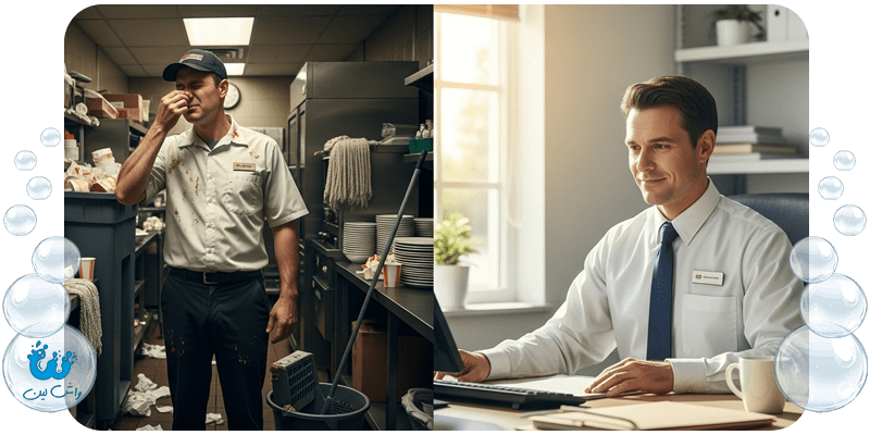 خدمات خشکشویی سازمانی واشلین