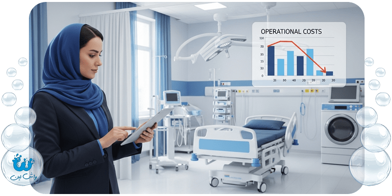 خشکشویی لباس بیمارستانی در تهران | ضدعفونی کامل با واشلین