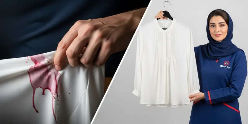 پاک کردن لکه‌های سرسخت از لباس‌های حساس: ۳ اشتباه رایج