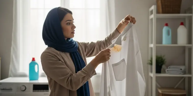 راهنمای از بین بردن لکه روی لباس سفید با وایتکس + ۴ نکته طلایی