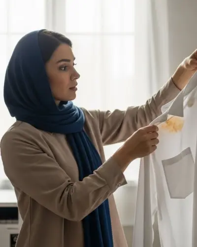 راهنمای از بین بردن لکه روی لباس سفید با وایتکس + ۴ نکته طلایی