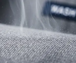 نفوذ ذرات بخار به بافت پارچه در خشکشویی بخار واش لین برای حفظ لطافت لباس