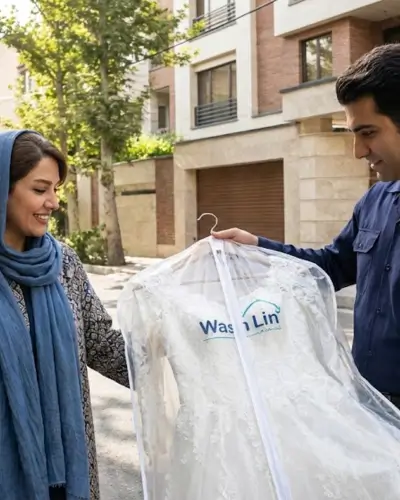 خشکشویی لباس عروس غرب تهران: خشکشویی فوری و تضمینی ارزان