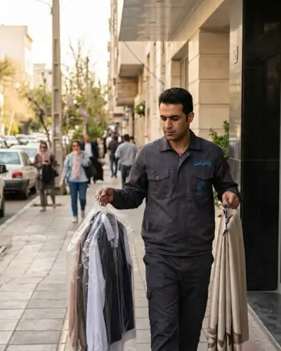 راهنمای خشکشویی آنلاین شرق تهران + ویژه خانه‌تکانی عید و لکه‌بری