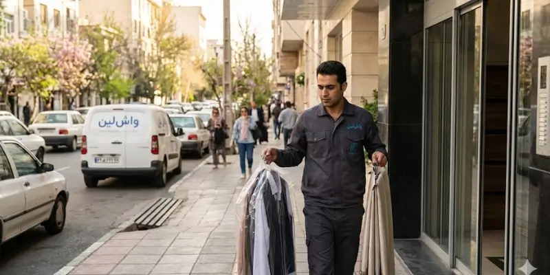 راهنمای خشکشویی آنلاین شرق تهران + ویژه خانه‌تکانی عید و لکه‌بری